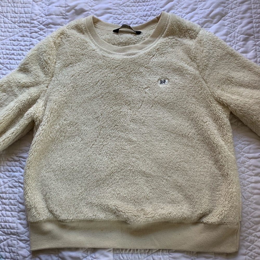 Abercrombie & Fitch Sherpa Crewneck